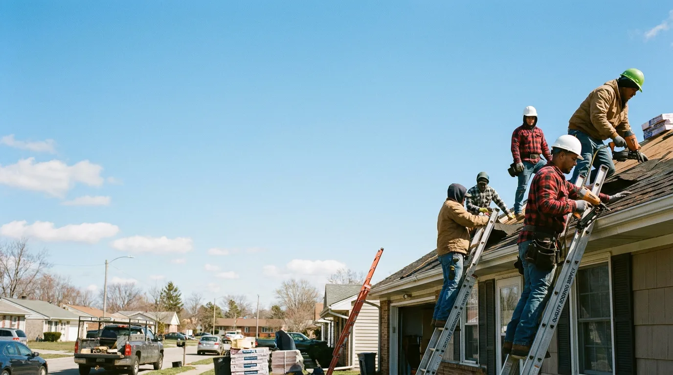 Roofing in Warrens, WI near me